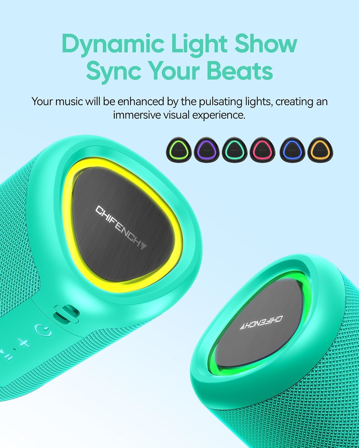Altavoz Bluetooth portátil Esenciales para vacaciones en la playa:...
