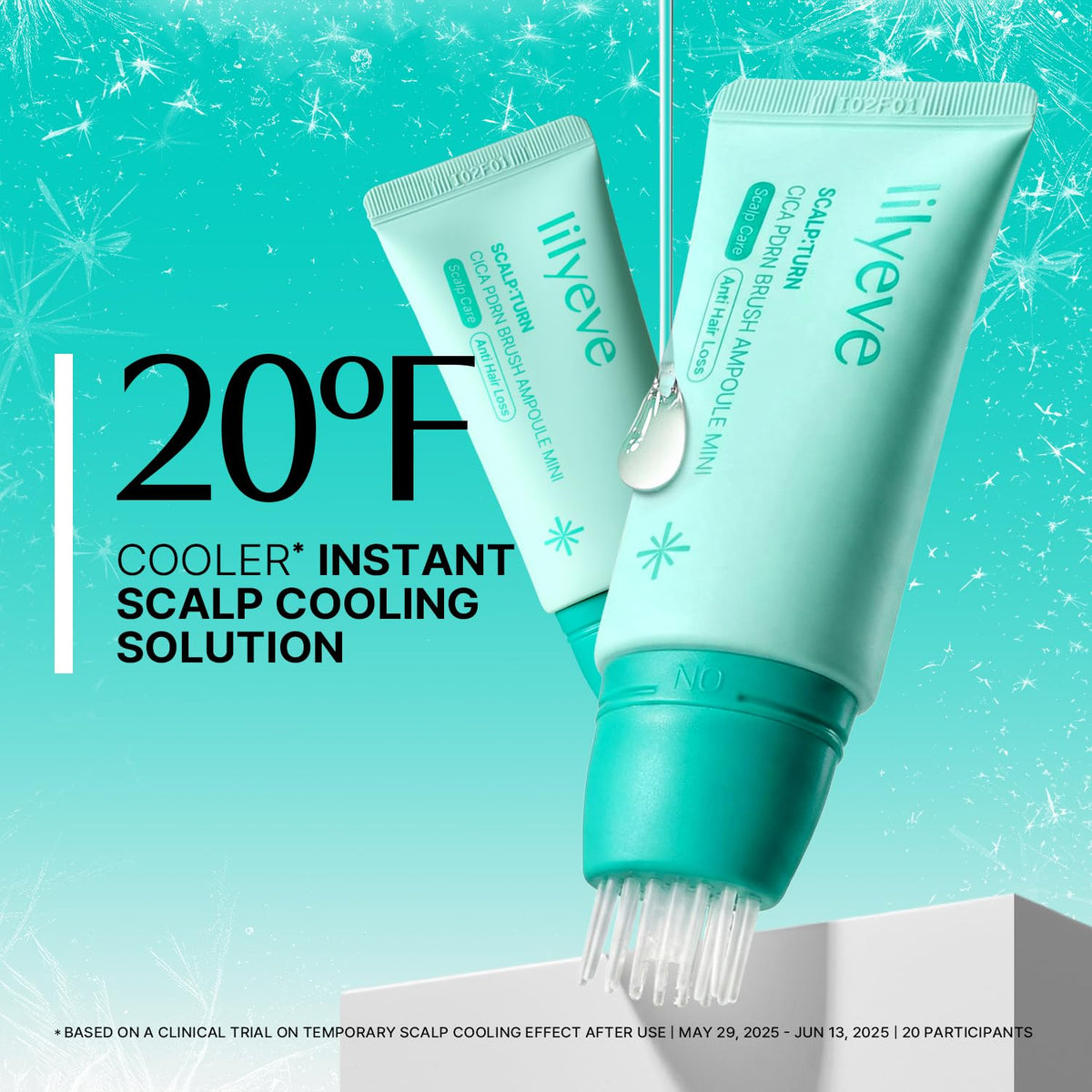 lilyeve SCALPTURN Cica PDRN suero para cuero cabelludo Mini, cepill...
