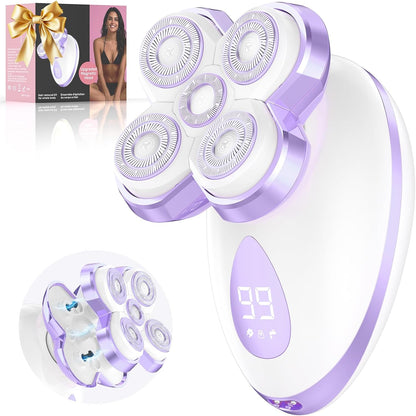 Electric Razors for Women - Upgraded Electric Shaver for Women with...