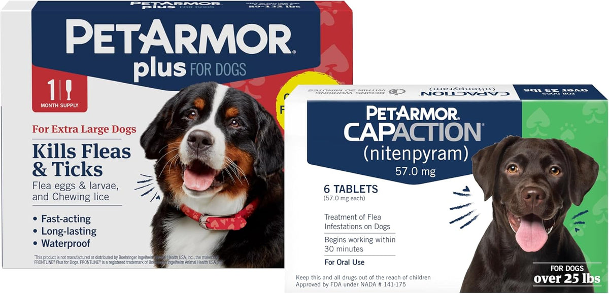 Tratamiento oral contra pulgas PetArmor CAPACTION para perros (6 do...