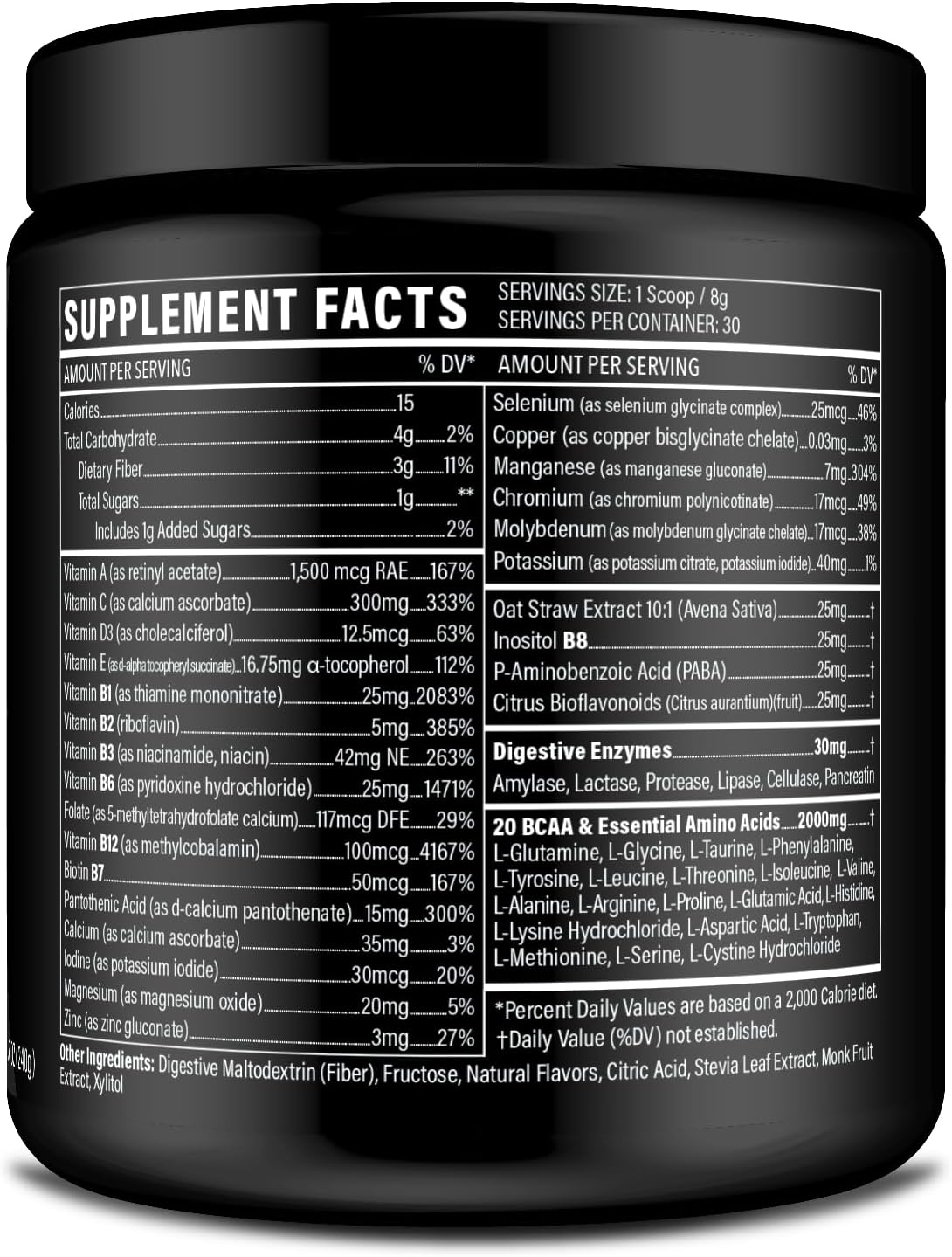 Multivitamínico en polvo \u2013 Mezcla de bebida cetogénica para ho...