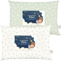 KeaBabies Paquete de 2 almohadas para niños pequeños de 13 x 18 pul...