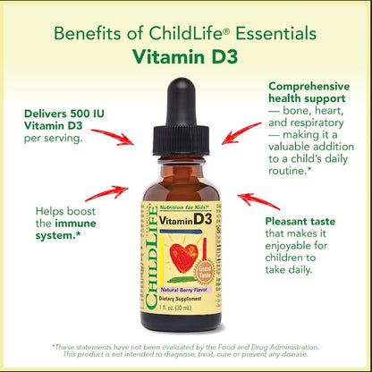 Vitamina D3 Child Life, 3, 3