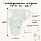 Paquete de 3 sacos de dormir orgánicos para bebé - Mantas envolvent...
