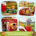 Juego de 30 piezas de animales de granja mejorados, regalos para niños pequeños de Navidad