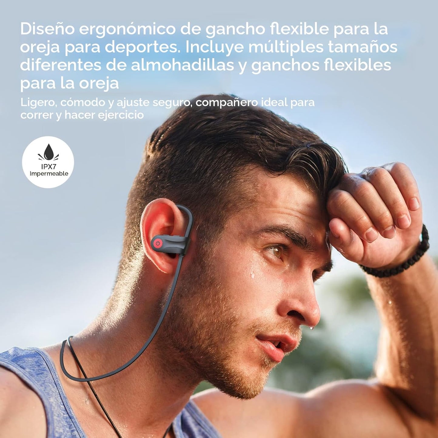 Auriculares Bluetooth Boean, auriculares inalámbricos con 16 horas...