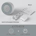 HOUSBAY Máquina de sonido Ruido blanco para dormir, gris | 31 sonid...
