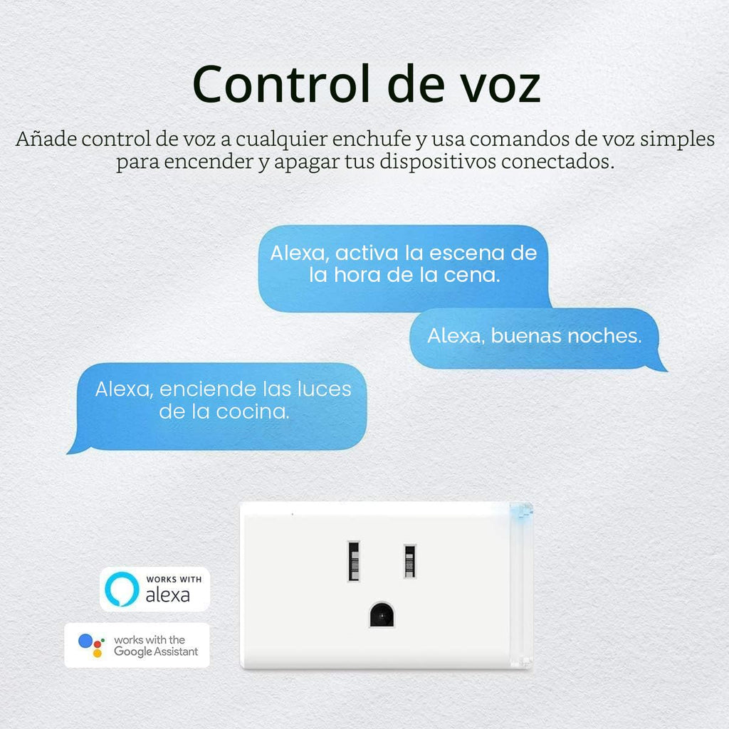 Kasa Smart Plug HS103P3 - Enchufe inteligente wifi para casa inteli...