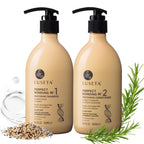 Luseta Salon - Juego de champú y acondicionador con aceite de romer...