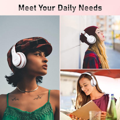 Falebare Auriculares Bluetooth sobre la oreja, auriculares inalámbr...