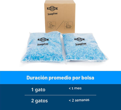 PetSafe ScoopFree Arena de Cristal Premium para Gatos - Supera a la...
