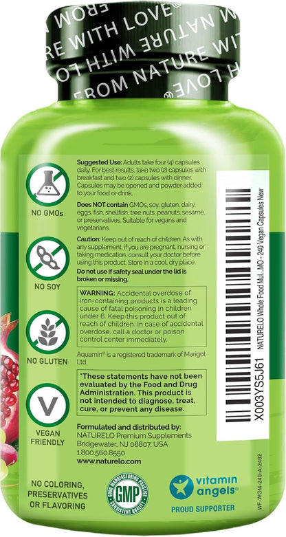 NATURELO Multivitamínico de Alimentos Integrales para Mujeres - con...