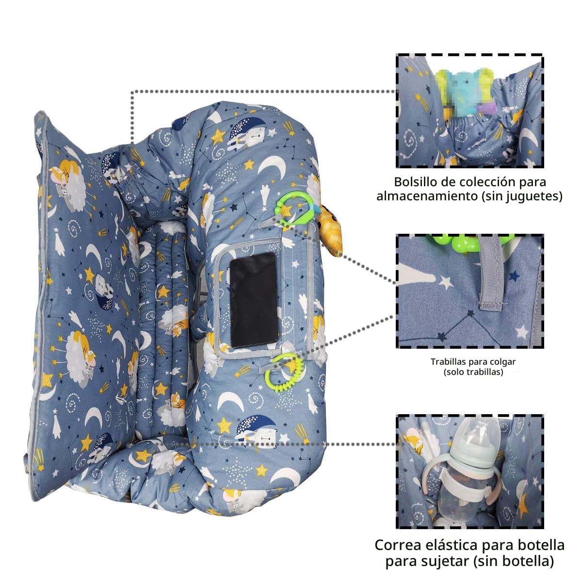 Funda para carrito de compras, cubierta de carrito para bebés, Fund...