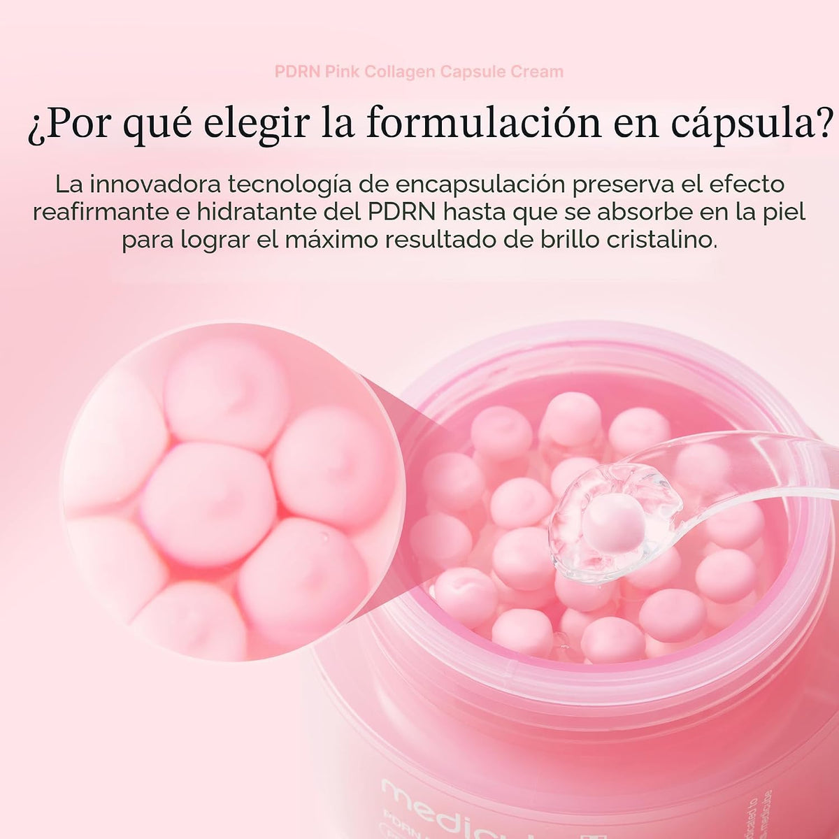 medicube Crema Cápsula con Salmón DNA PDRN Colágeno Rosa | Crema li...