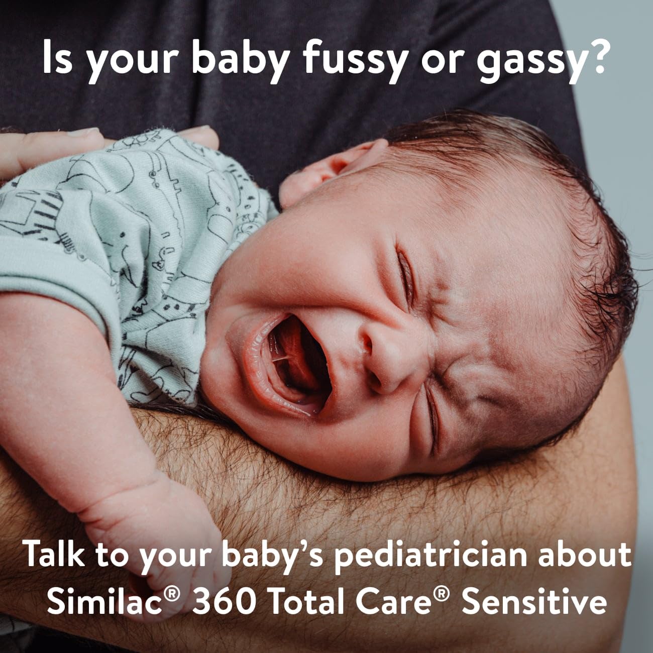 Similac 360 Total Care Fórmula infantil sensible para malestar e hi...