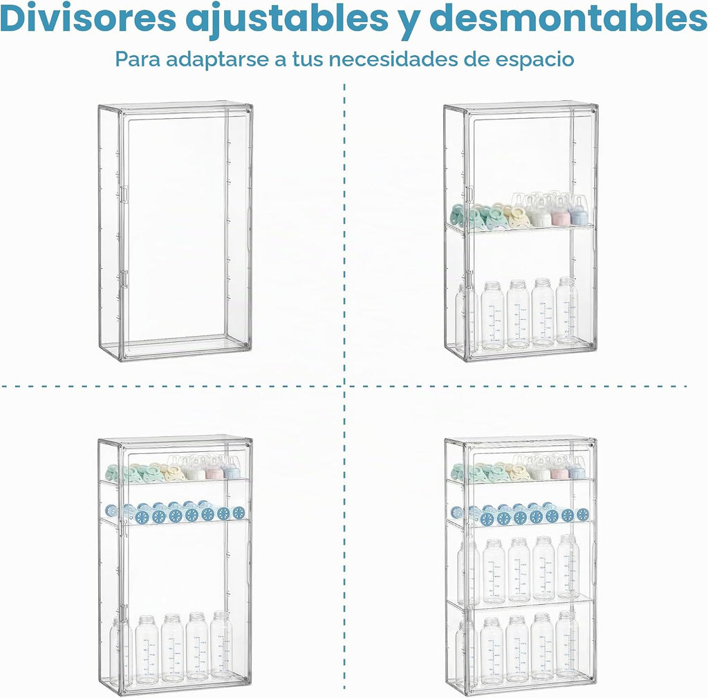 HBlife Organizador de almacenamiento para biberones de bebé, soport...