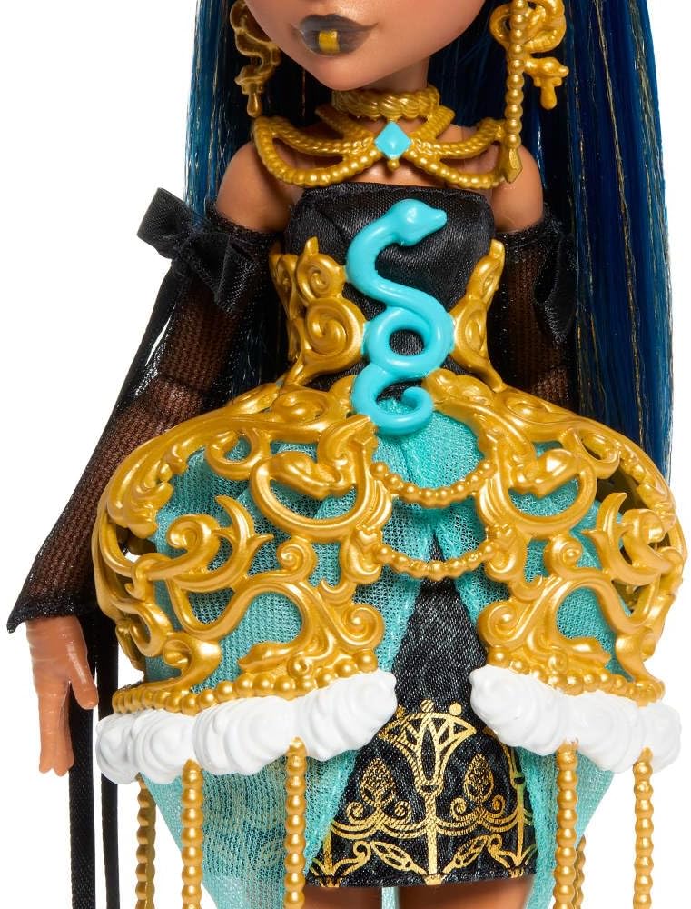 Muñeca de cumpleaños aterradora y dulce de Monster High, Cleo de Ni...