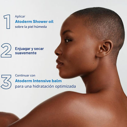 Bioderma Toderm Shower oil - Ultra-nourishing cleansing oil for dry...