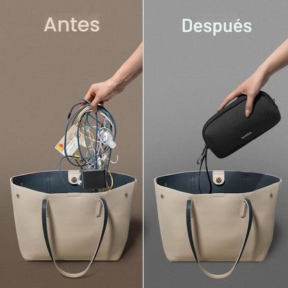tomtoc Organizador de Electrónicos Estuche de Viaje, Bolsa de Viaje...