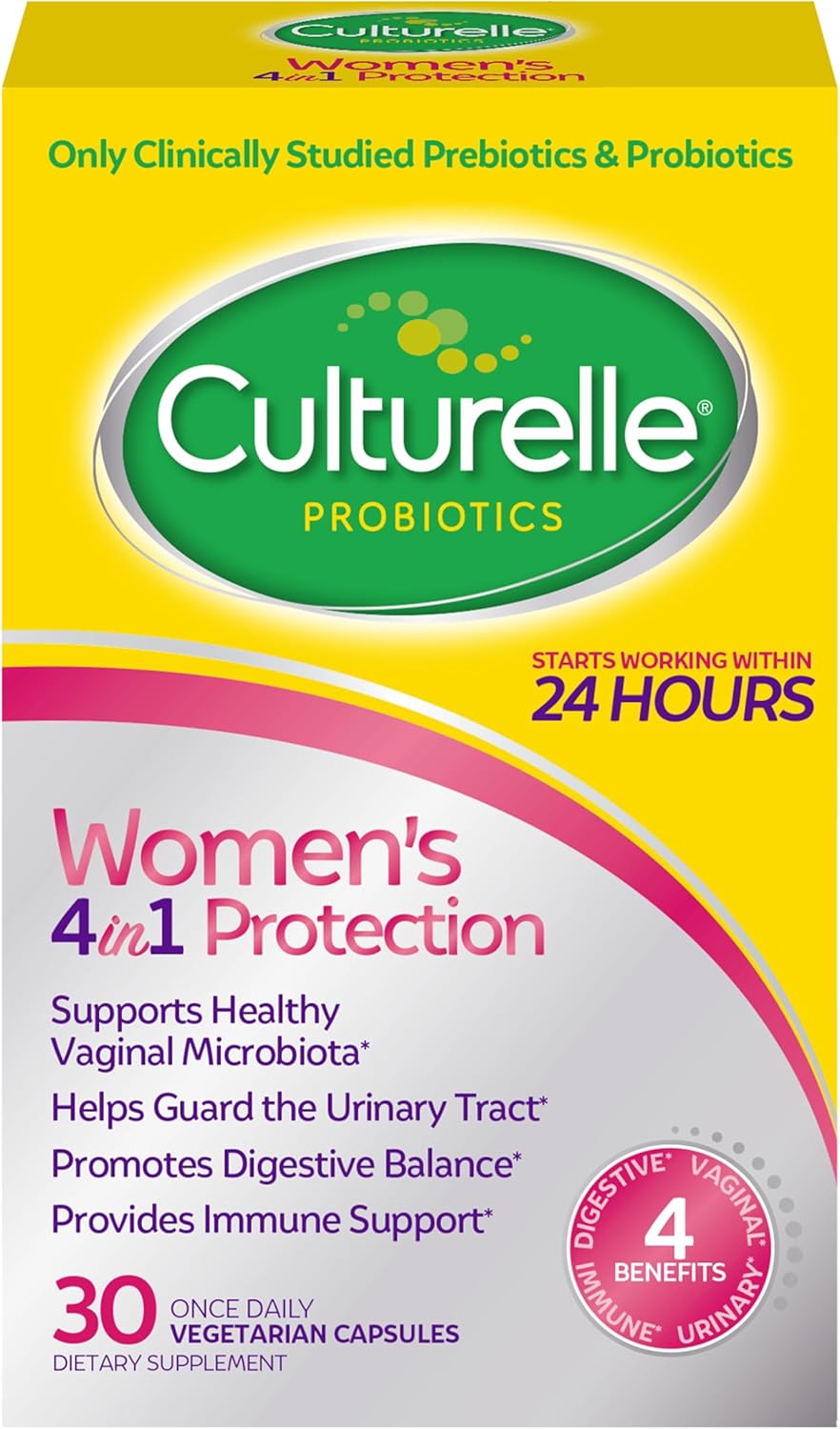 Culturelle Probióticos 4 en 1 para Mujeres, Suplemento Diario Probi...