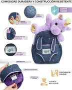 Mochila para niños pequeños Naturally KIDS con. Juguete de peluche...
