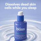 Bliss Glycolic + Polyhydroxy Acid Renew &amp; Smooth - Suero noctur...
