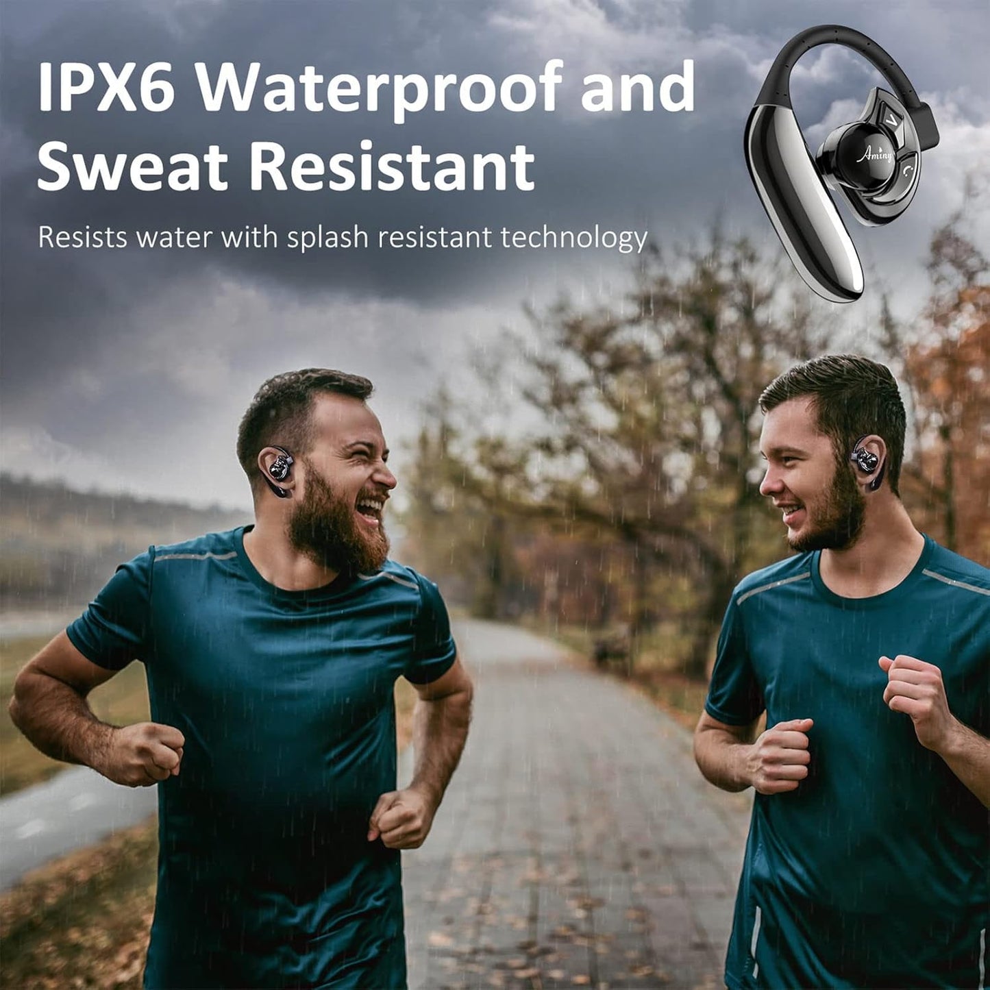 Auriculares Bluetooth inalámbricos Bluetooth compatibles con Android, iPhone, smartphones, laptops, 28 horas de tiempo de reproducción V5.2, auriculares inalámbricos con micrófono con cancelación de ruido