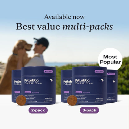 PetLab Co. Probióticos para perros, ayudan a la salud intestinal, l...