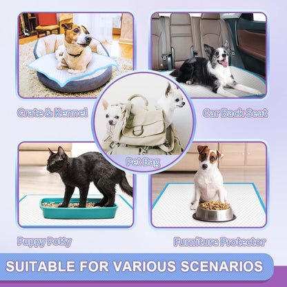 IMMCUTE Almohadillas desechables para orina de cachorros de 22 x 23...