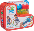 Kit creativo de bloques de gelatina Goliath Jelly Blox | Incluye 20 bloques | Bloques de construcción para niños pequeños y preescolares que los niños pueden apretar, estirar y aplastar | Acreditado