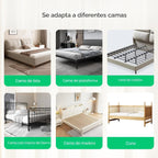 UPGOGO Riel plegable para cama para niños pequeños, gris, 59 pulgad...