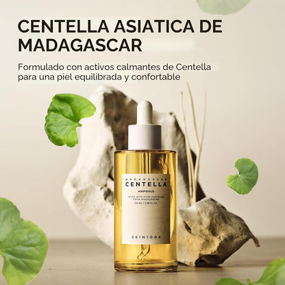 SKIN1004 Madagascar Centella Ampoule 100ml, 3.38 fl.oz, suero facia...