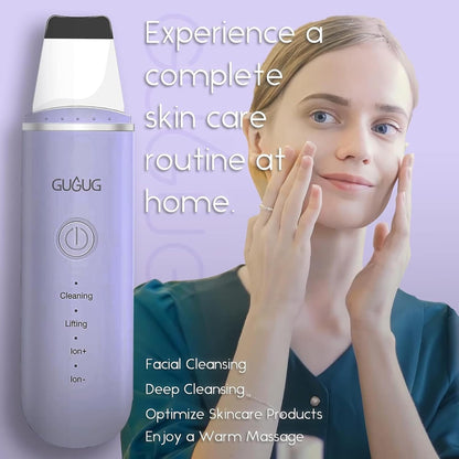 GUG - Espátula para exfoliante de piel, limpiador de poros con 4 mo...