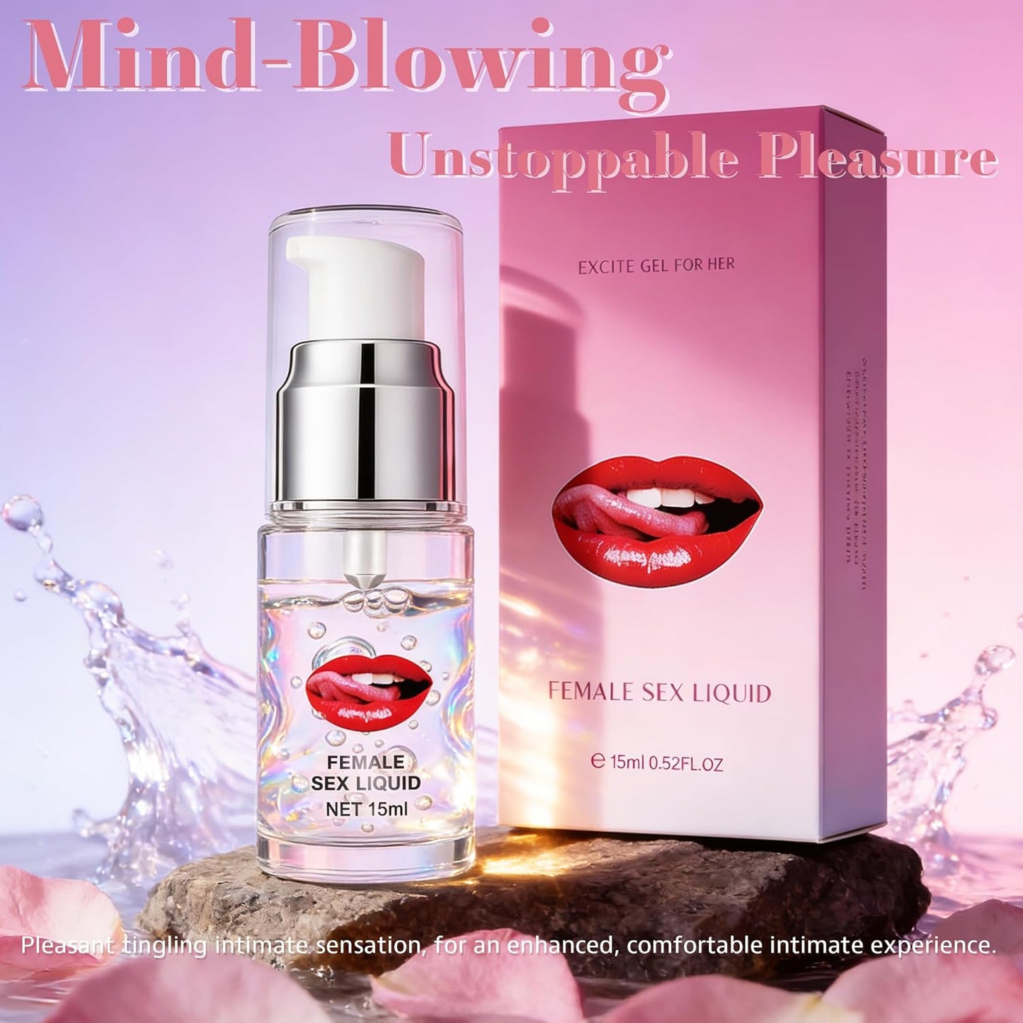Female Arousal Gel - Intimate Pleasure Booster, Sensitivity Enhance...