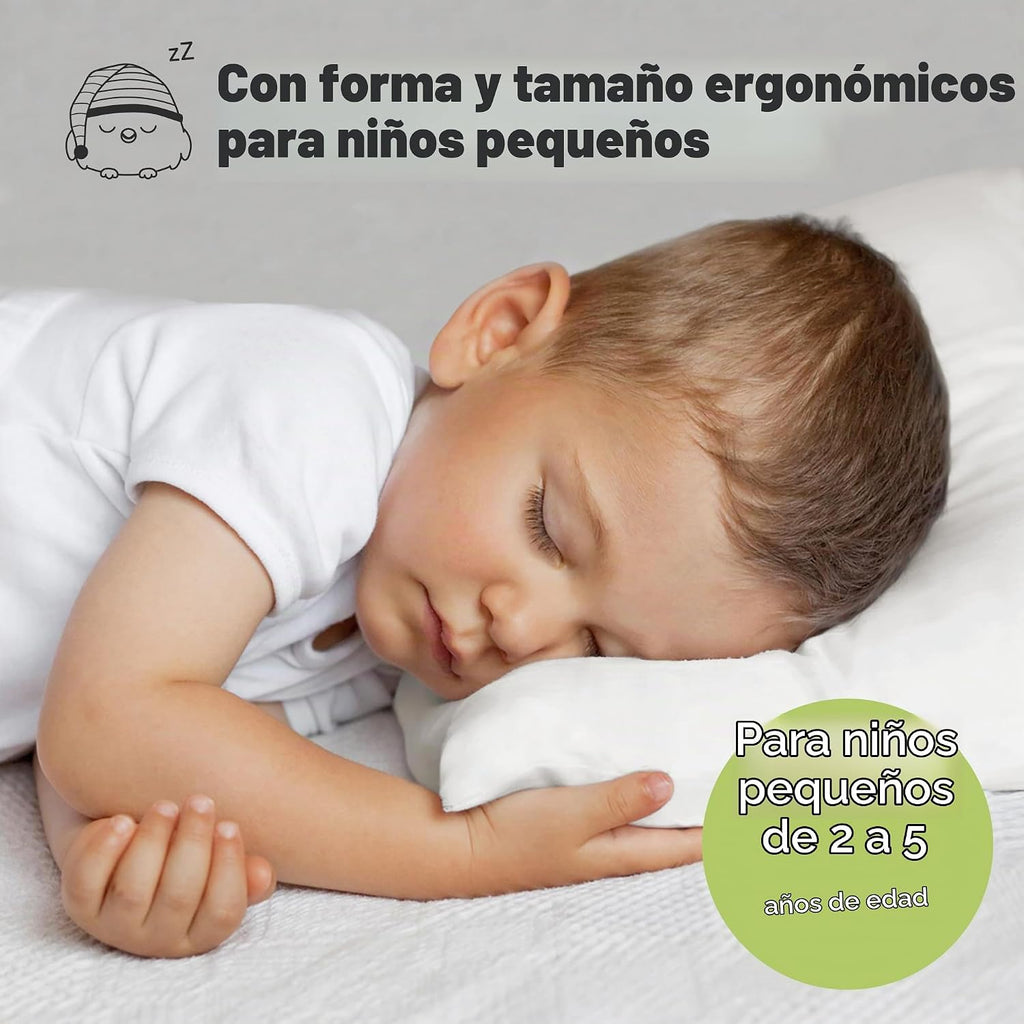 KeaBabies 1 paquete de almohadas para niños de 2 años a 5,13 x 18 p...
