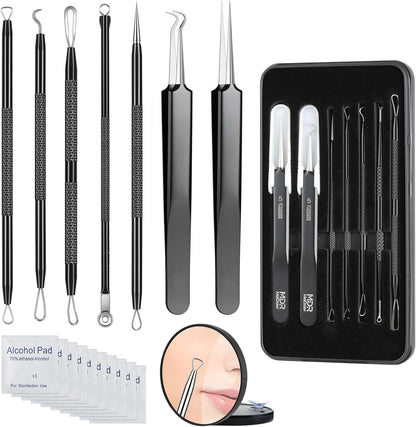 Meidaier Kit de eliminación de puntos negros, extractor de comedona...