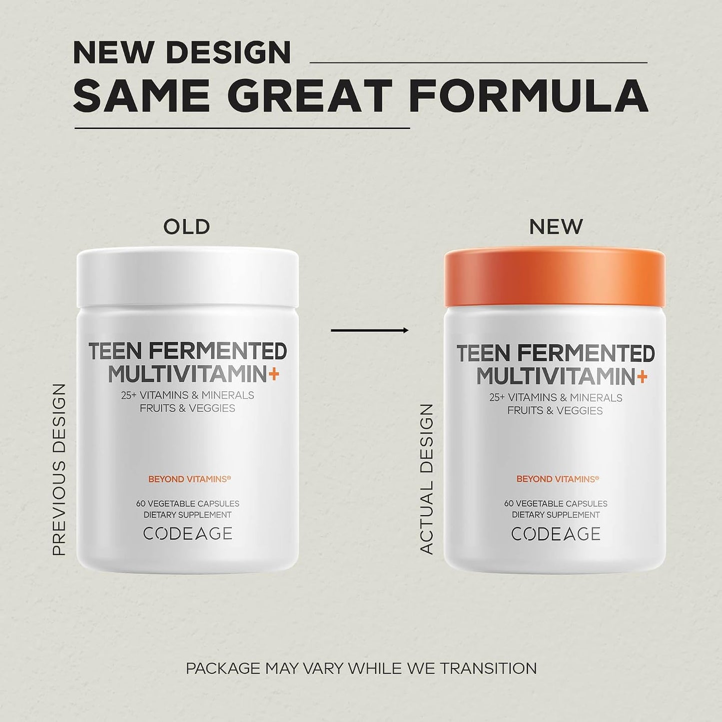 Suplemento Multivitamínico para Adolescentes Codeage \u2013 Vitamin...