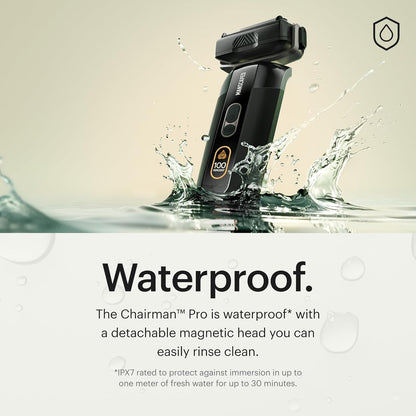 MANSCAPED® The Chairman™ PRO - Afeitadora facial eléctrica para hom...