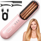 Go Brush Pro para Cabello Corto 2026, Cepillo Alisador de Cabello I...