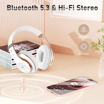 Falebare Auriculares Bluetooth Sobre la Oreja, Auriculares Inalámbr...