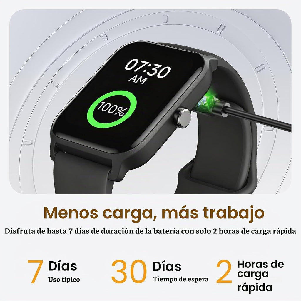 Fitpolo Relojes inteligentes para hombre, Android y iPhone, Alexa i...