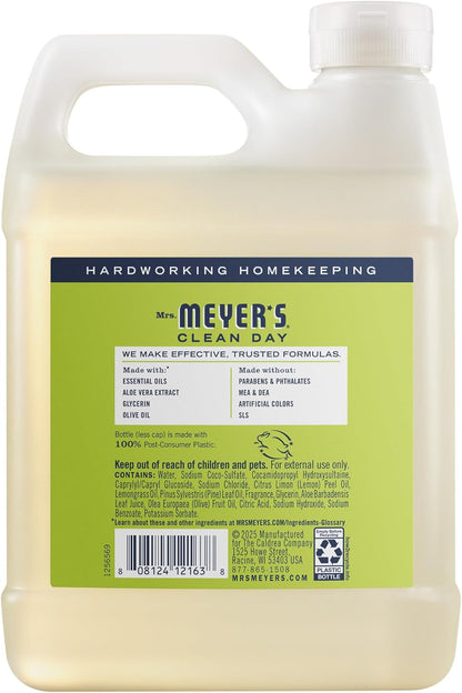 MRS. MEYER'S CLEAN DAY - Repuesto de jabón líquido para manos,...