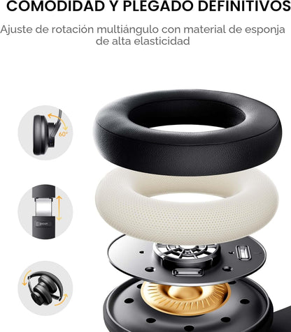Picun Auriculares Bluetooth B8, auriculares inalámbricos Bluetooth...
