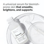 The Ordinary Colección de control de poros - Set de cuidado de la piel para pieles congestionadas - Máscara de ácido salicílico al 2%, niacinamida 10% + zinc 1%, limpiador de escualano, factores
