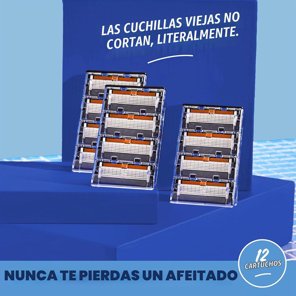 Dollar Shave Club - 6 repuestos de cuchillas de afeitar (paquete de...