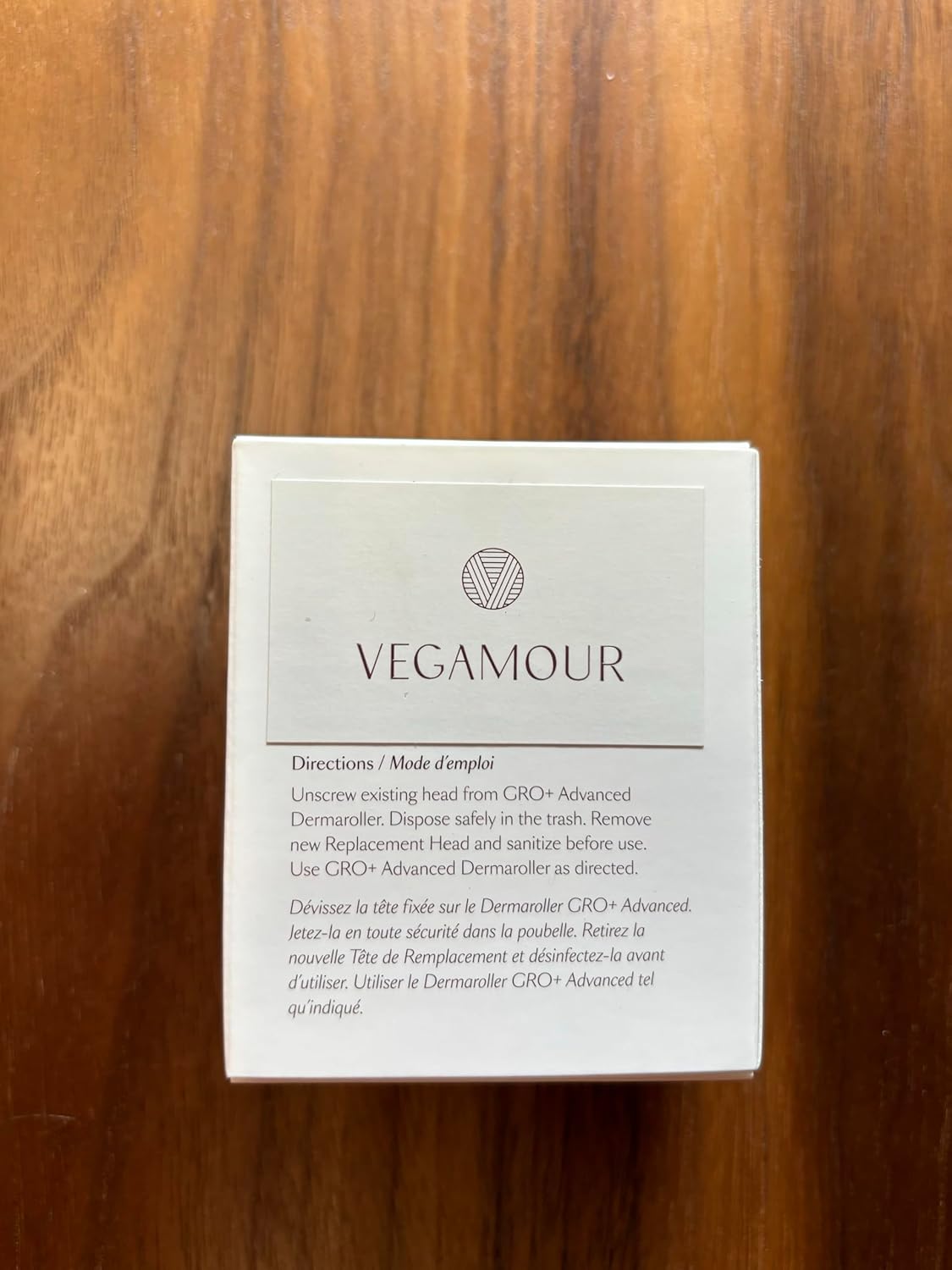 VEGAMOUR GRO+ Advanced Dermaroller - Cabezal de repuesto | 1200 microagujas 0.010 in herramienta para cuero cabelludo | Exfolia suavemente el cuero cabelludo | (sin mango, solo cabezal de repuesto)