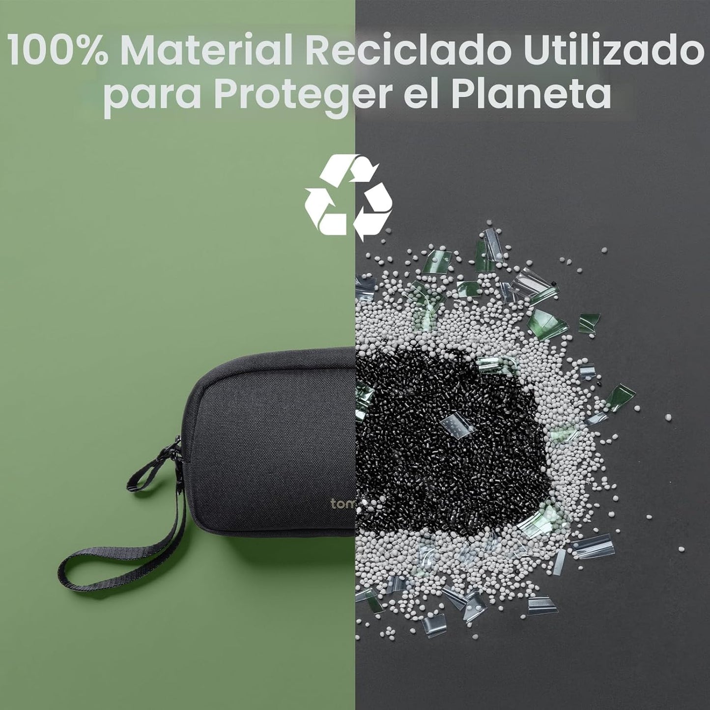 tomtoc Organizador de Electrónicos Estuche de Viaje, Bolsa de Viaje...
