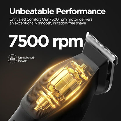Yineel HC600 - Cortadora de barba para hombres, kit de aseo inalámbrico todo en uno, maquinilla de afeitar eléctrica impermeable y cortadora de pelo para cara, bigote, cuerpo, nariz, corte de pelo