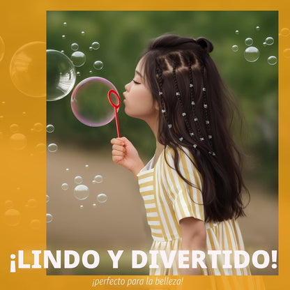 Teenitor - Bandas elásticas transparentes para el cabello, caja con...