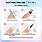 Beetles - Kit de esmalte de uñas de gel con luz UV, 54 piezas, 32 c...